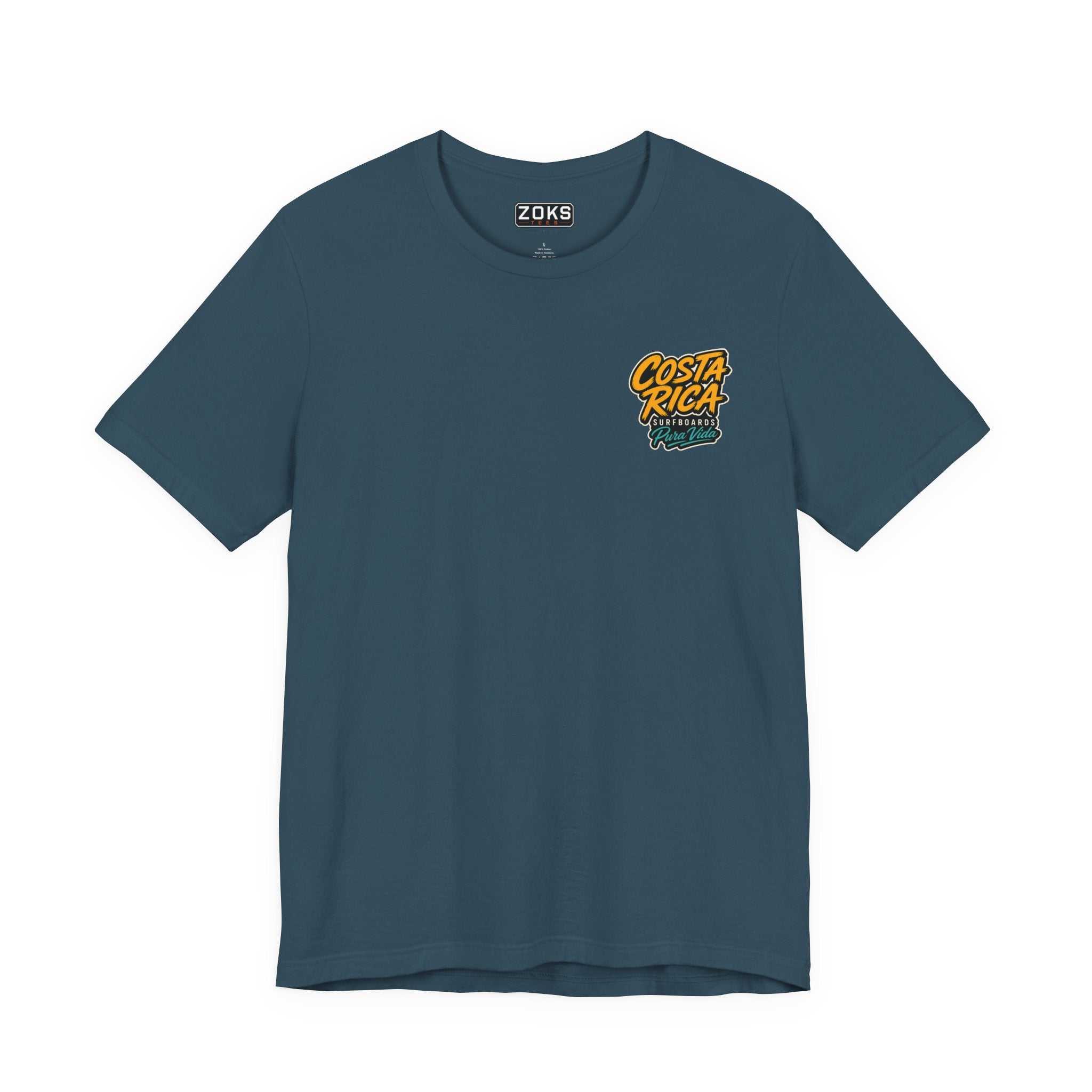 Pura Vida Sloth Beach Costa Rica T-Shirt – Retro Tropical Surf Graphic Tee