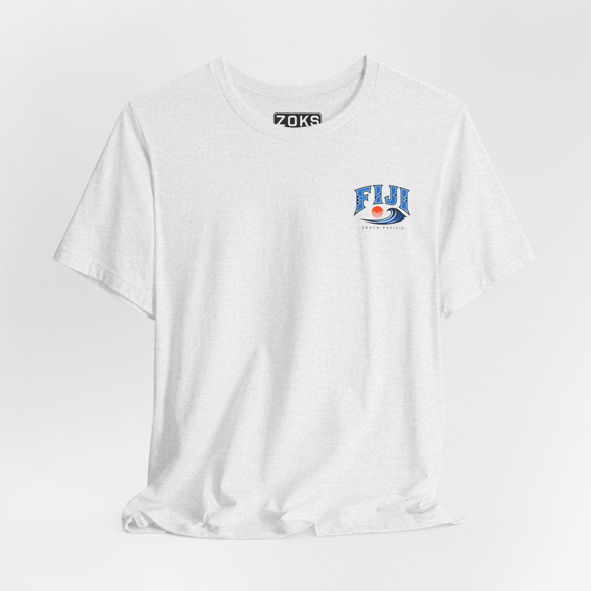 FIJI South Pacific Surf Tee – Premium Island Wave Graphic Shirt (Front & Back Print)