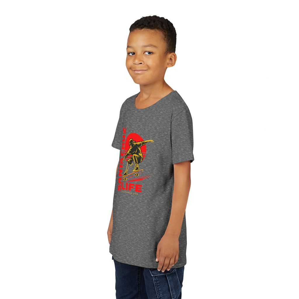 Santa Cruz Skateboard Youth Tee – “Santa Cruz Life” Graphic Shirt