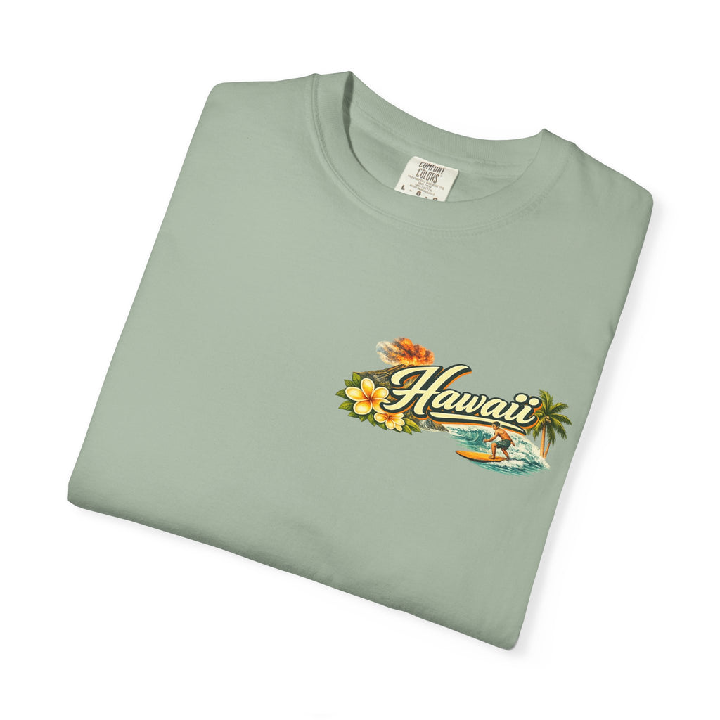 Hawaii Vintage Postcard T-Shirt — Paradise of the Pacific Graphic