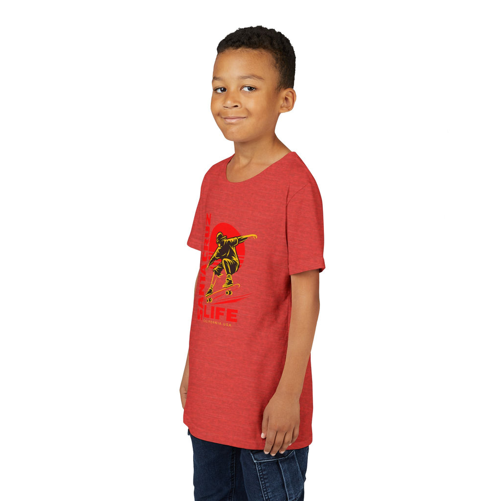 Santa Cruz Skateboard Youth Tee – “Santa Cruz Life” Graphic Shirt