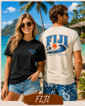 FIJI South Pacific Surf Tee – Premium Island Wave Graphic Shirt (Front & Back Print)
