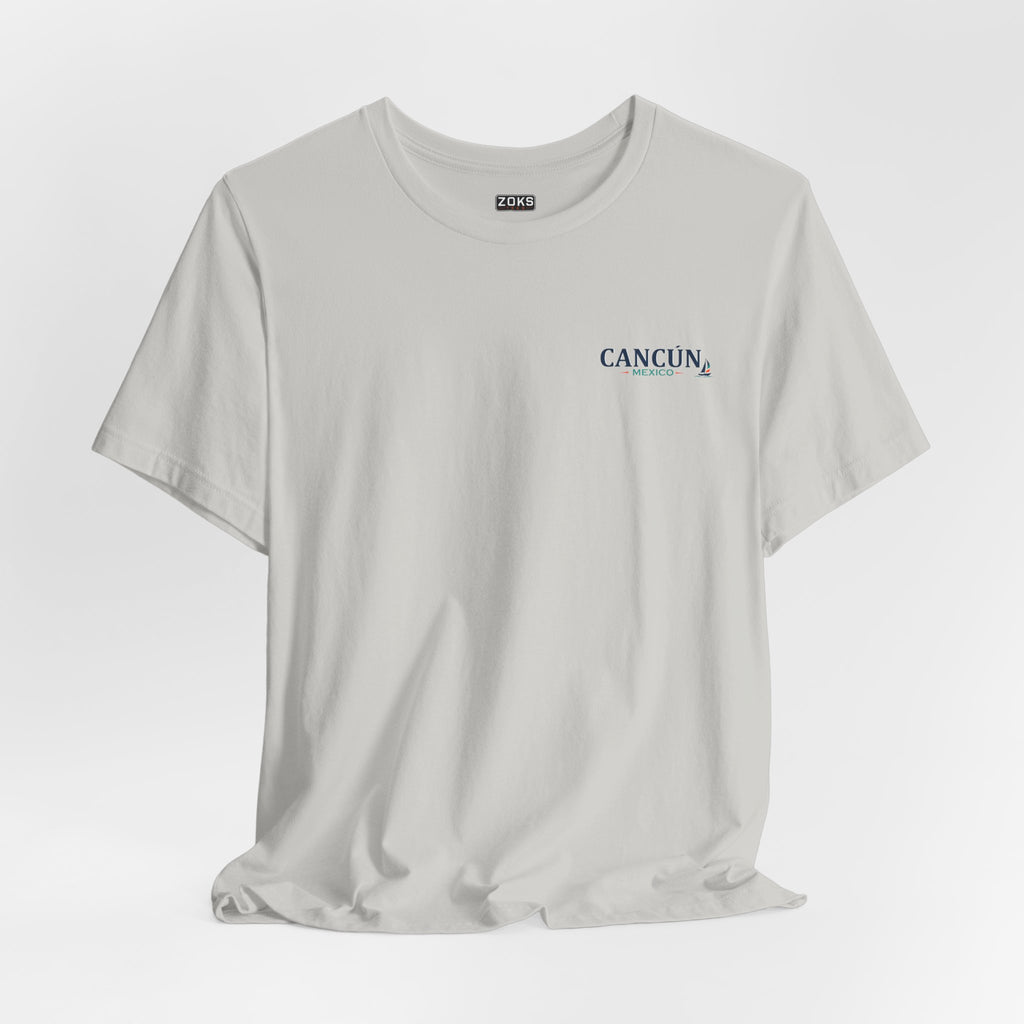 Cancún Mexico Sunset Sail T-Shirt — Beach Vacation Tee