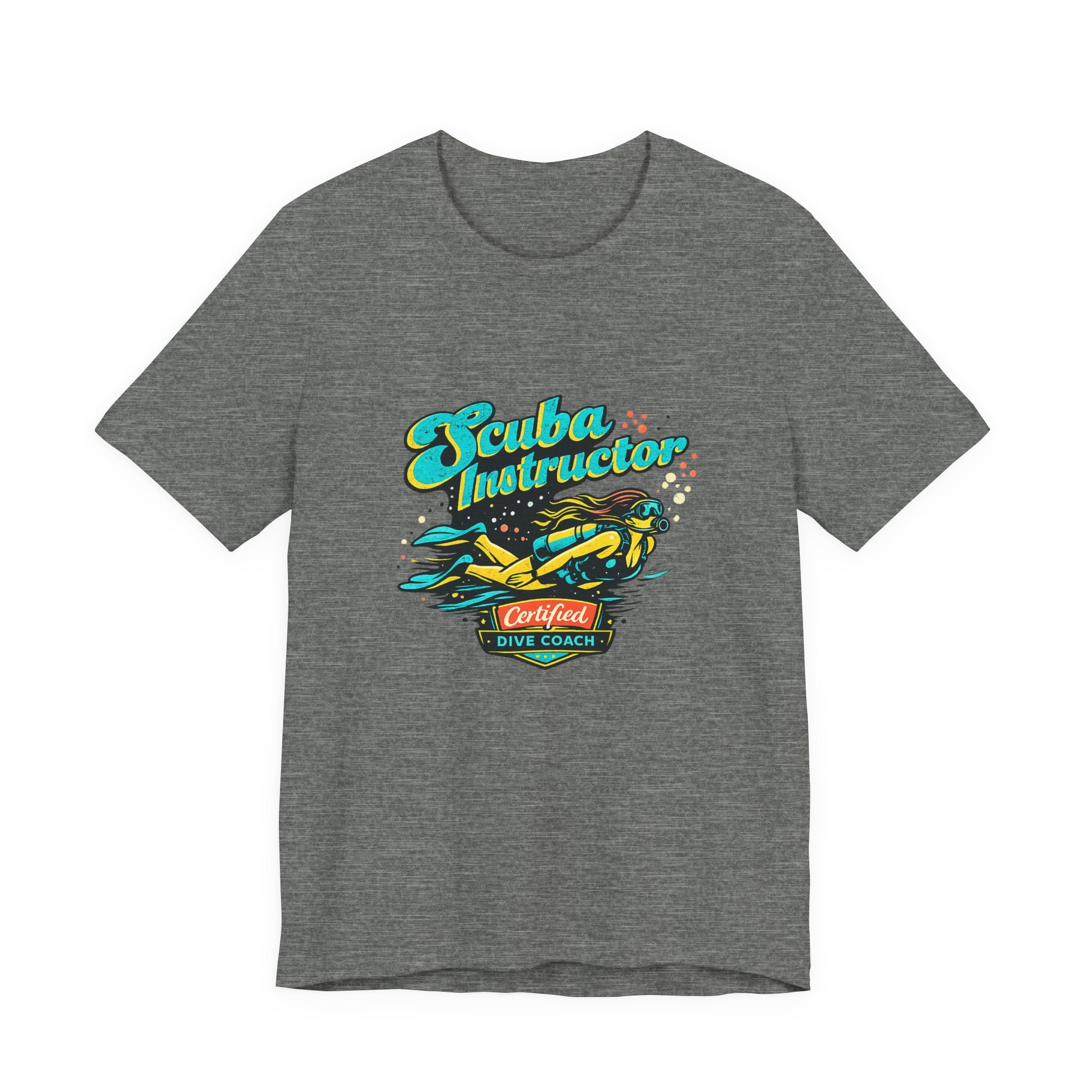Scuba Instructor Dive Coach T‑Shirt — Retro Diving Tee for Scuba Lovers