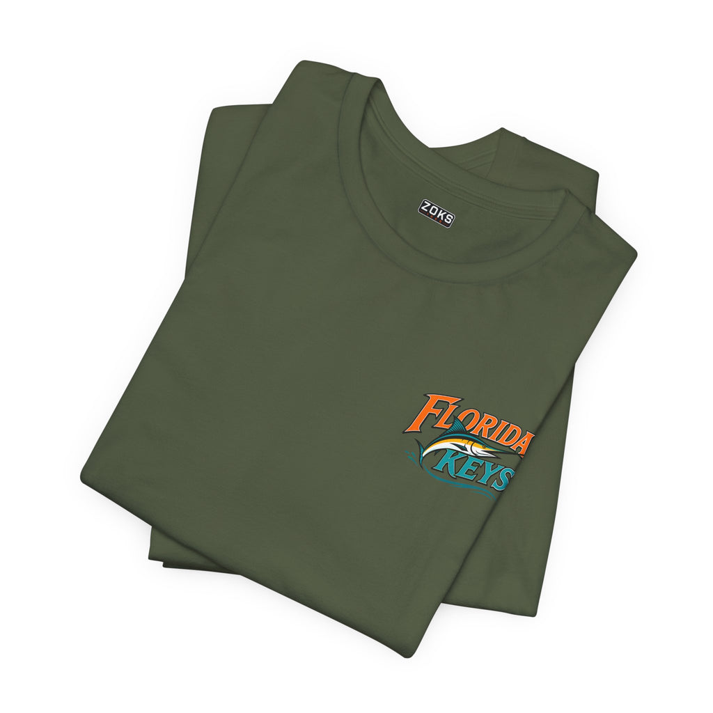 Florida Keys Marlin Sunset T-Shirt — Key West & Key Largo Fishing Tee