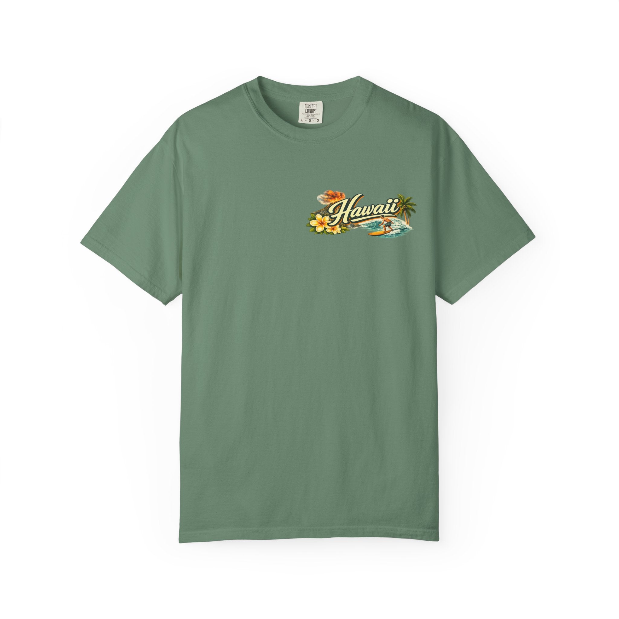 Hawaii Vintage Postcard T-Shirt — Paradise of the Pacific Graphic