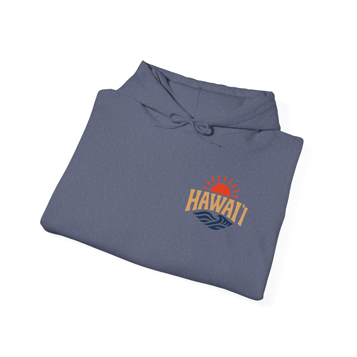 Hawai'i Lava Coast Surf Hoodie | Vintage Wave, Volcano & Palm Tree Graphic Sweatshirt