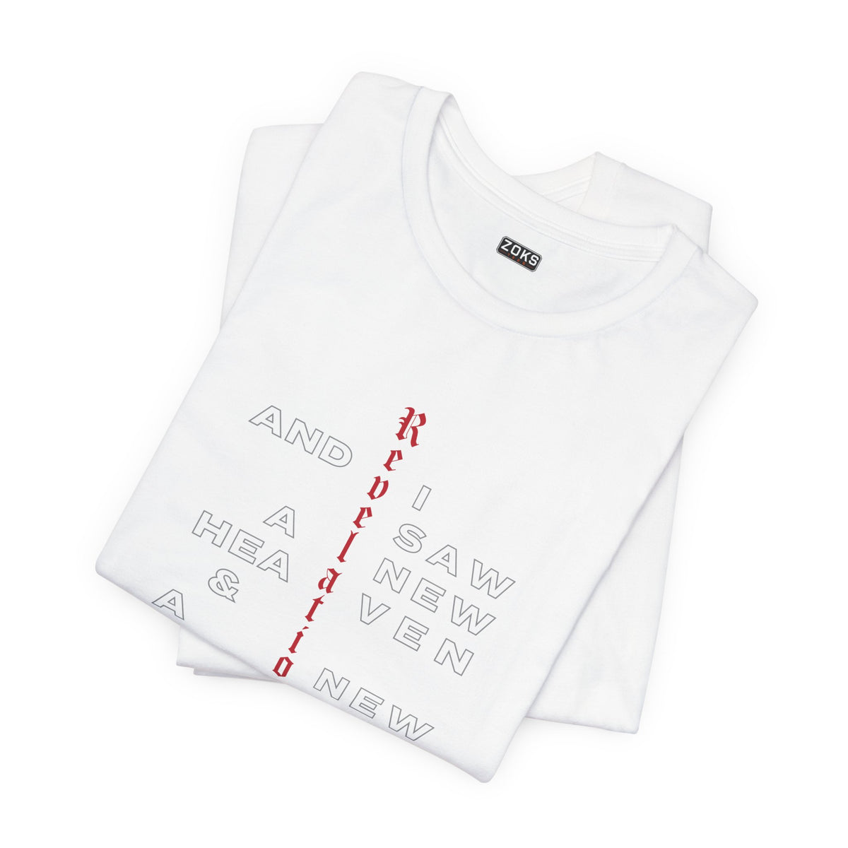 Revelation 21 Scripture Christian T-Shirt — Faith Verse Tee