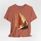 Zion National Park Vintage Sunset T-Shirt — Retro Hiking Tee
