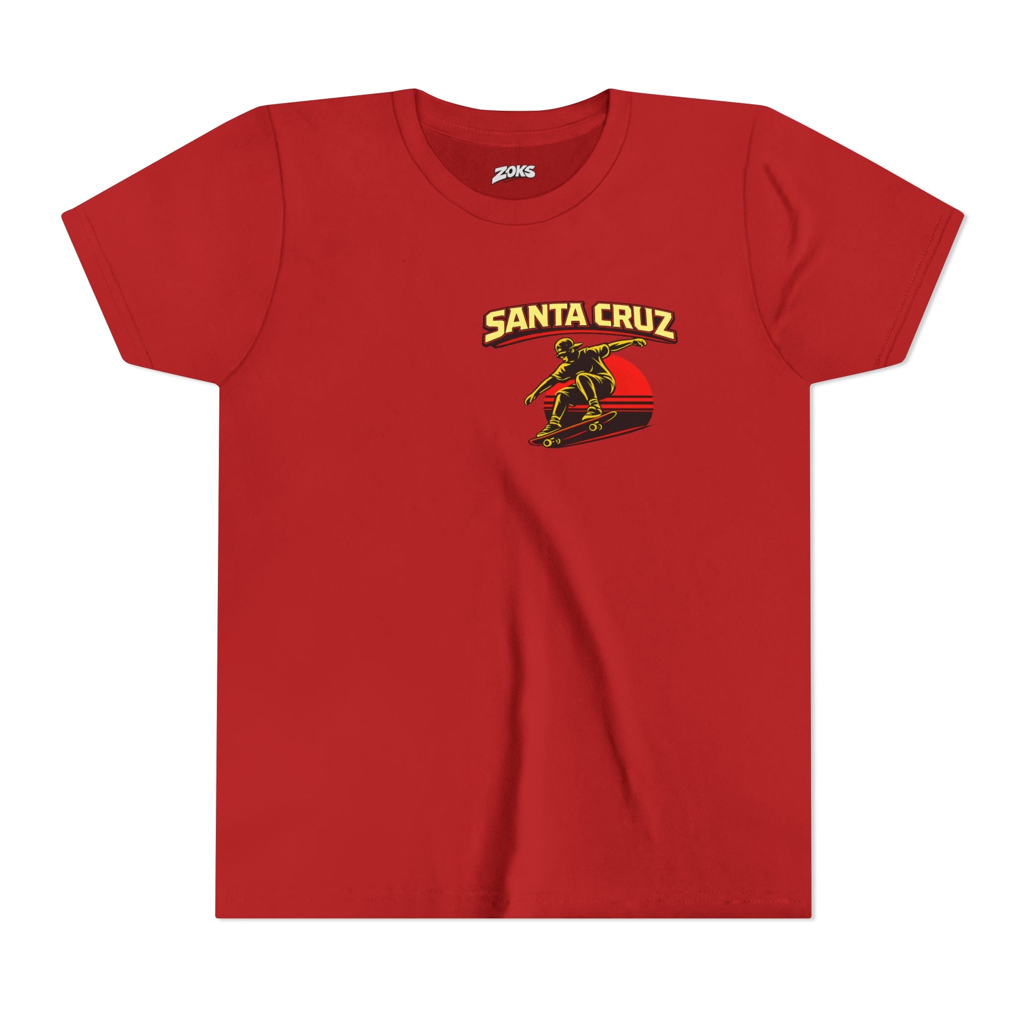 Santa Cruz Youth Skateboard Tee – Vintage Surf Skate California USA
