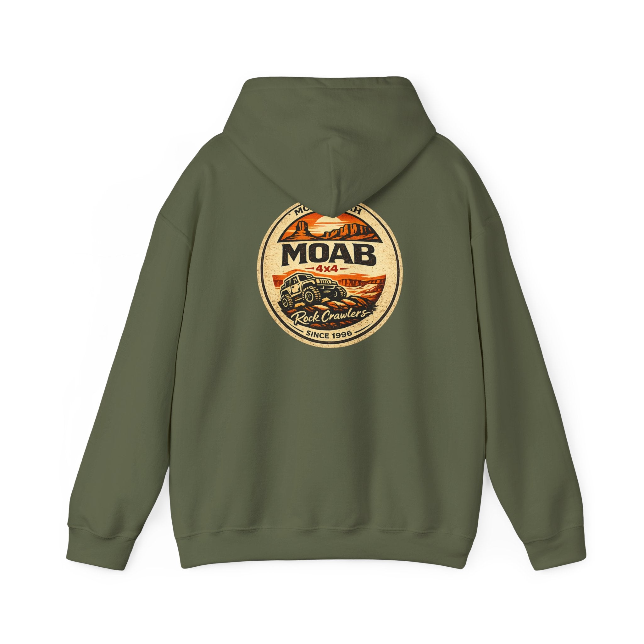 Moab 4x4 Off-Road Hoodie — Vintage Rock Crawler Pullover
