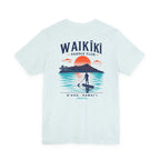 WAIKĪKĪ Paddle Club T-Shirt | Oʻahu Hawaiʻi Surf & Beach Tee