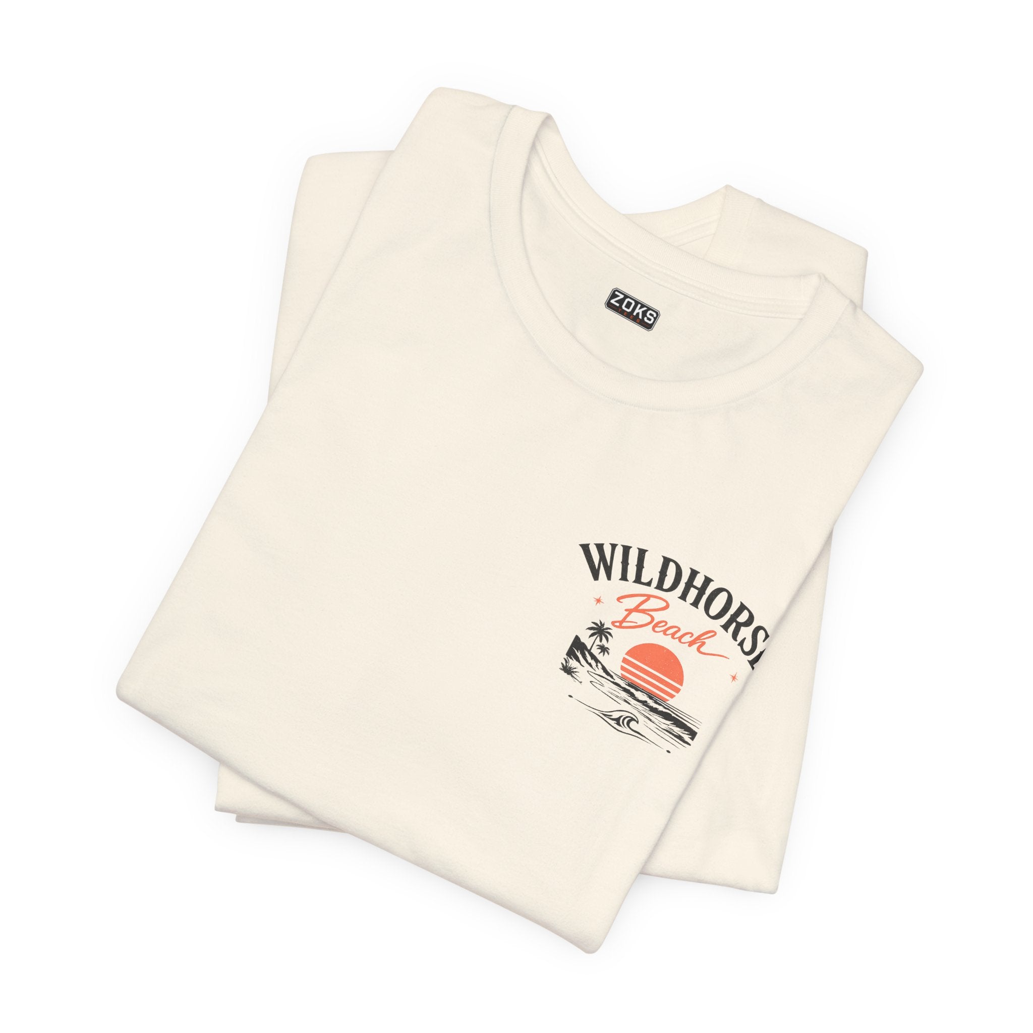 Wildhorse Beach Vintage Sunset Tee – Women's Coastal Aesthetic Shirt