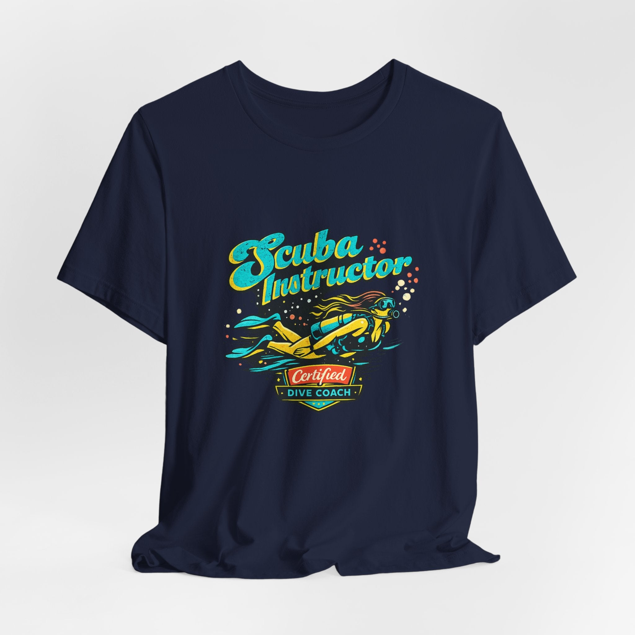 Scuba Instructor Dive Coach T‑Shirt — Retro Diving Tee for Scuba Lovers