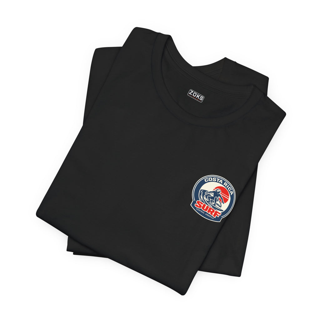 Costa Rica Surf Vintage Graphic Tee — Retro Surfer T-Shirt