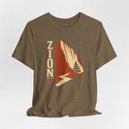 Zion National Park Vintage Sunset T-Shirt — Retro Hiking Tee