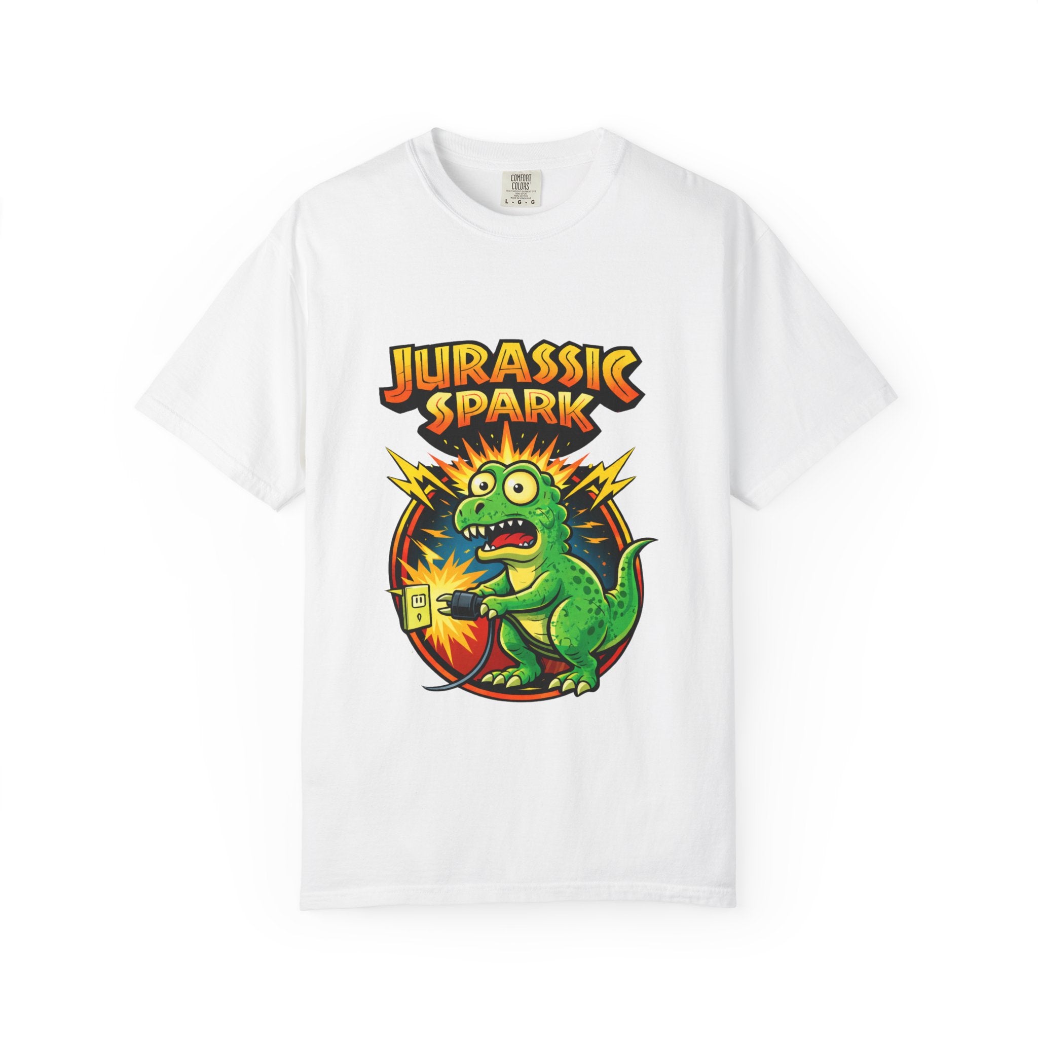 Jurassic Spark Retro Cartoon Dino T-Shirt