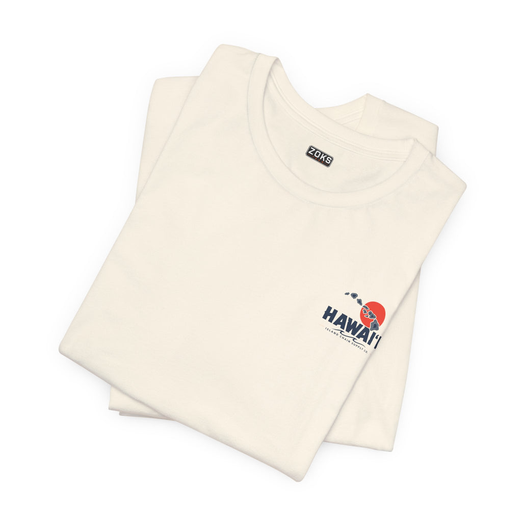 Hawai‘i Island Chain Supply Co. T-Shirt – Vintage Surf Map Graphic