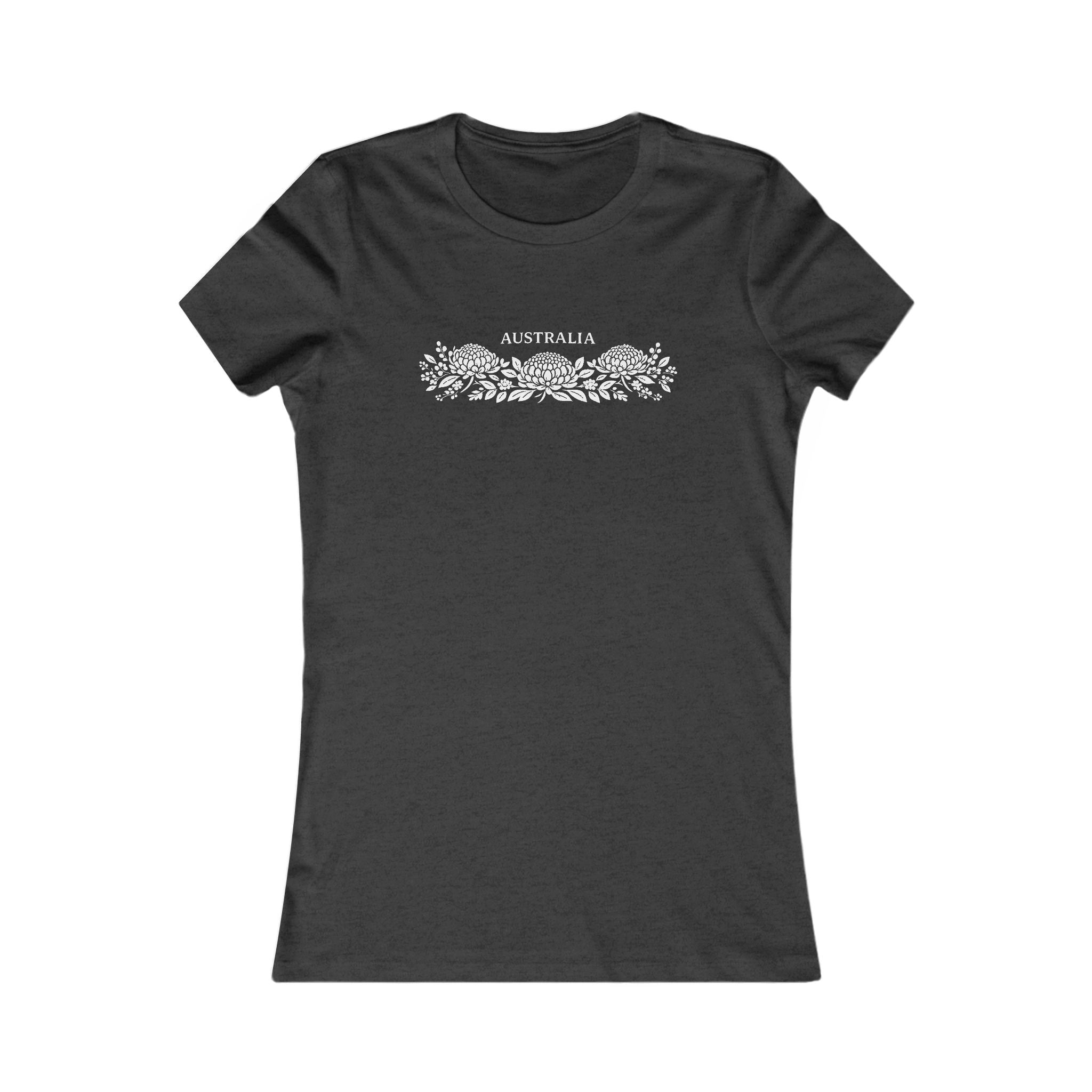 Australia Native Floral Tee — Women's Lightweight Crew Neck