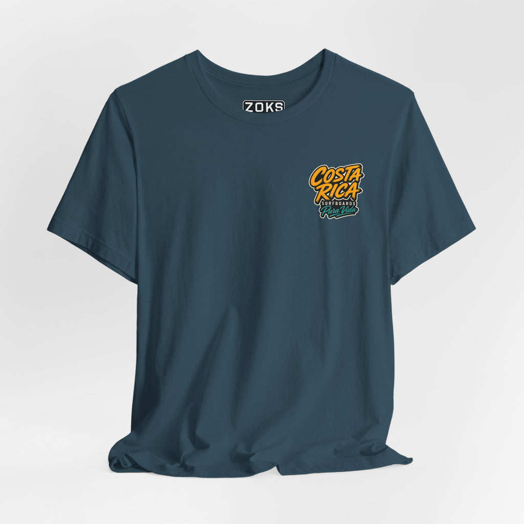 Pura Vida Sloth Beach Costa Rica T-Shirt – Retro Tropical Surf Graphic Tee