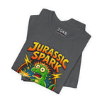 Jurassic Spark T‑Shirt — Retro Electric Dinosaur Graphic Tee