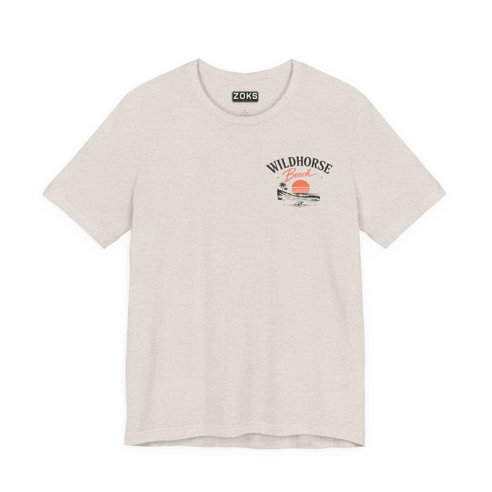 Wildhorse Beach Vintage Sunset Tee – Women's Coastal Aesthetic Shirt