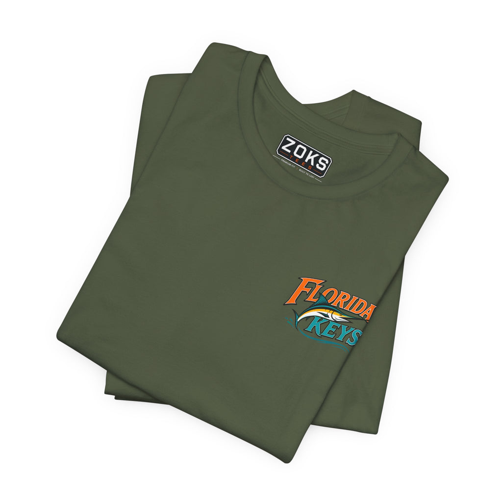 Florida Keys Marlin Sunset T-Shirt — Key West & Key Largo Fishing Tee