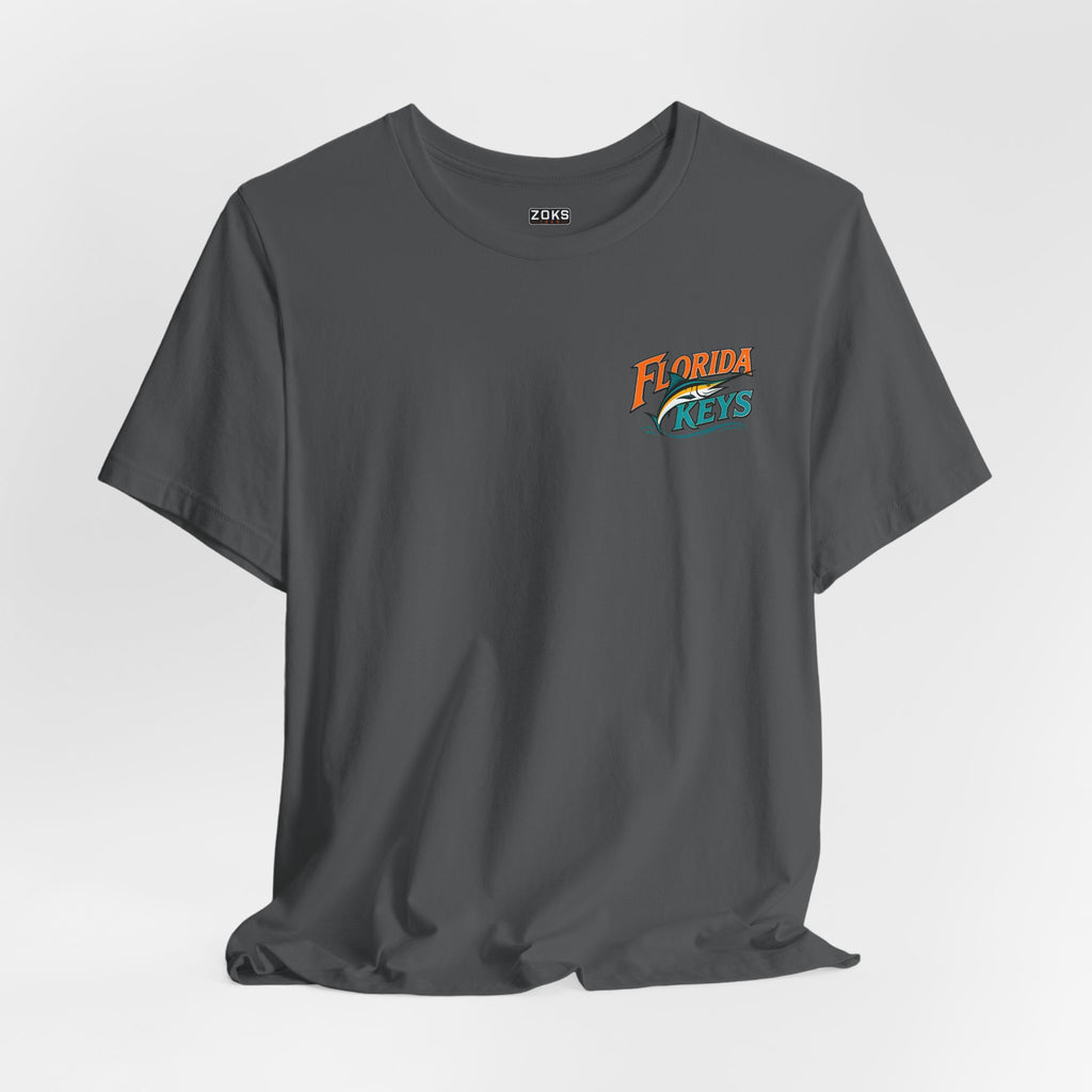 Florida Keys Marlin Sunset T-Shirt — Key West & Key Largo Fishing Tee