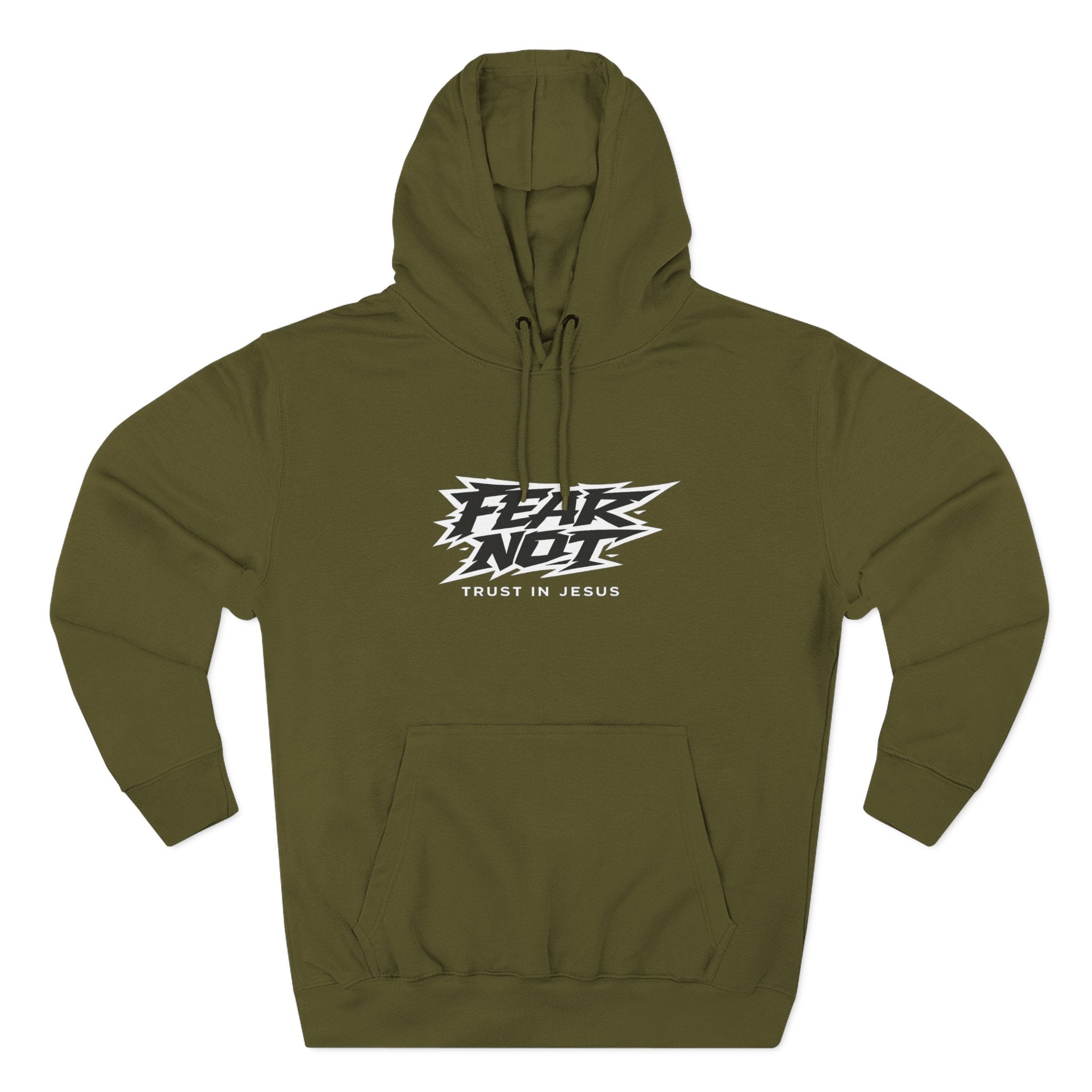 Fear Not Hoodie — "Trust in Jesus" Christian Graphic Hoodie