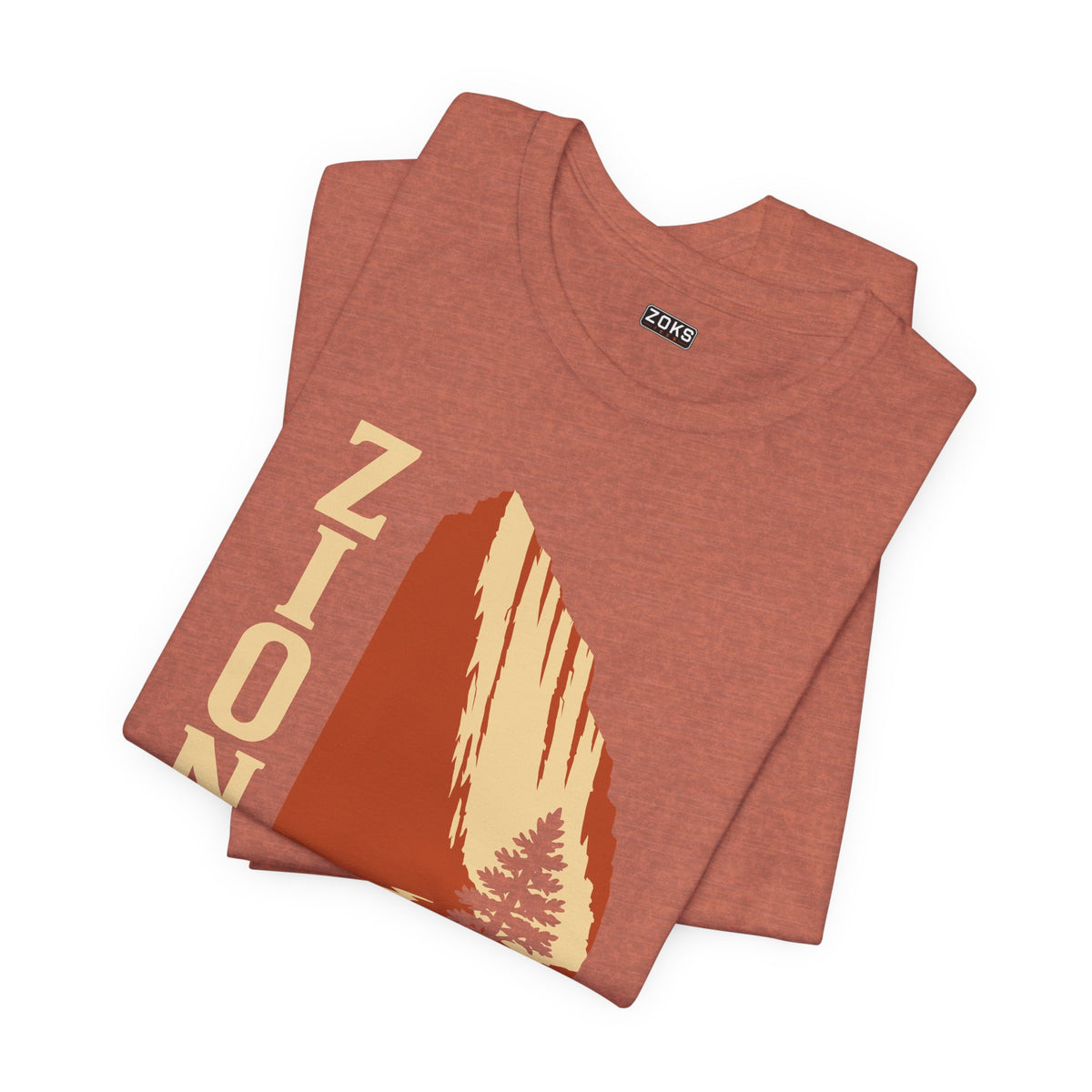 Zion National Park Vintage Sunset T-Shirt — Retro Hiking Tee