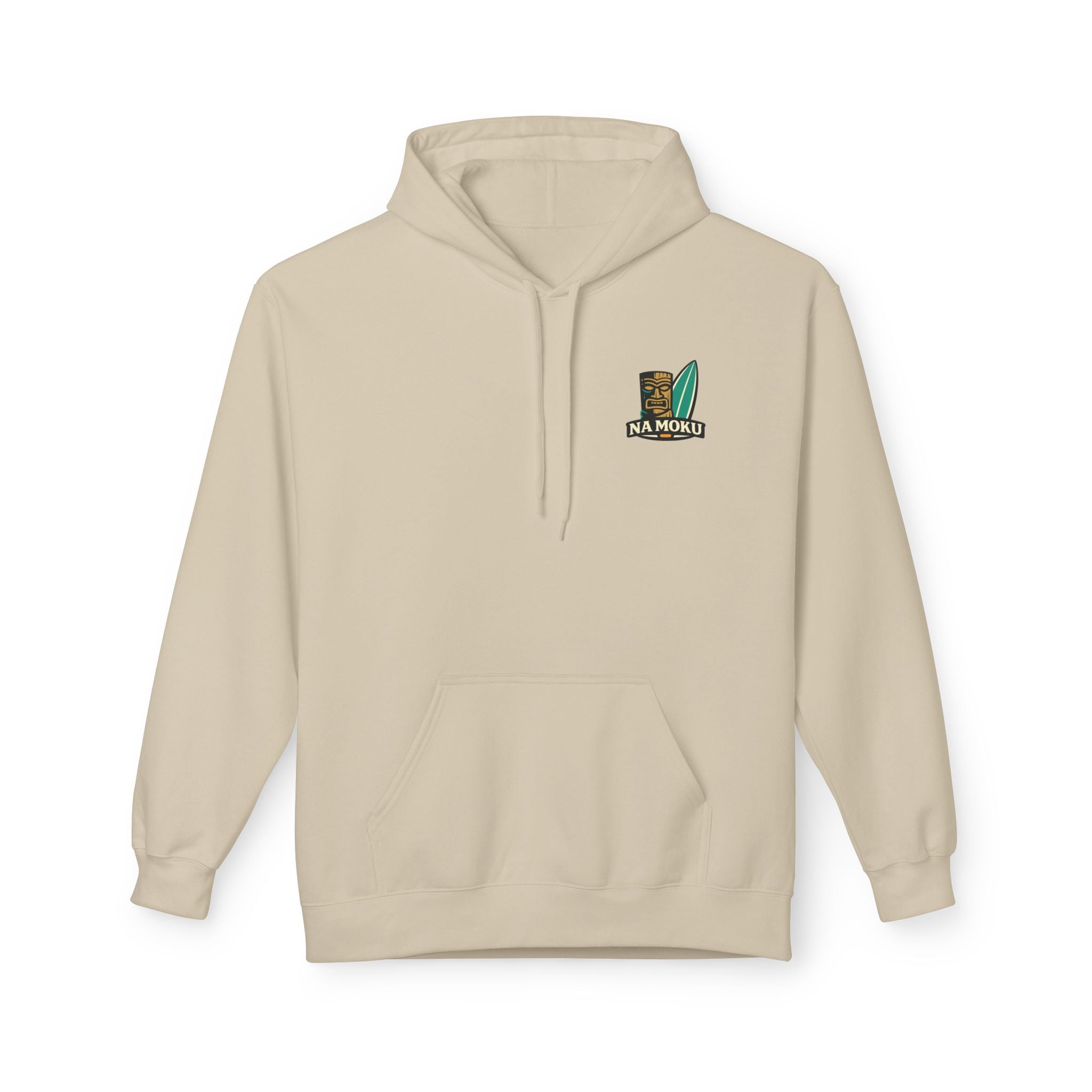 Hawaii Skull Surf Hoodie — Na Moku Island Tiki Floral Pullover