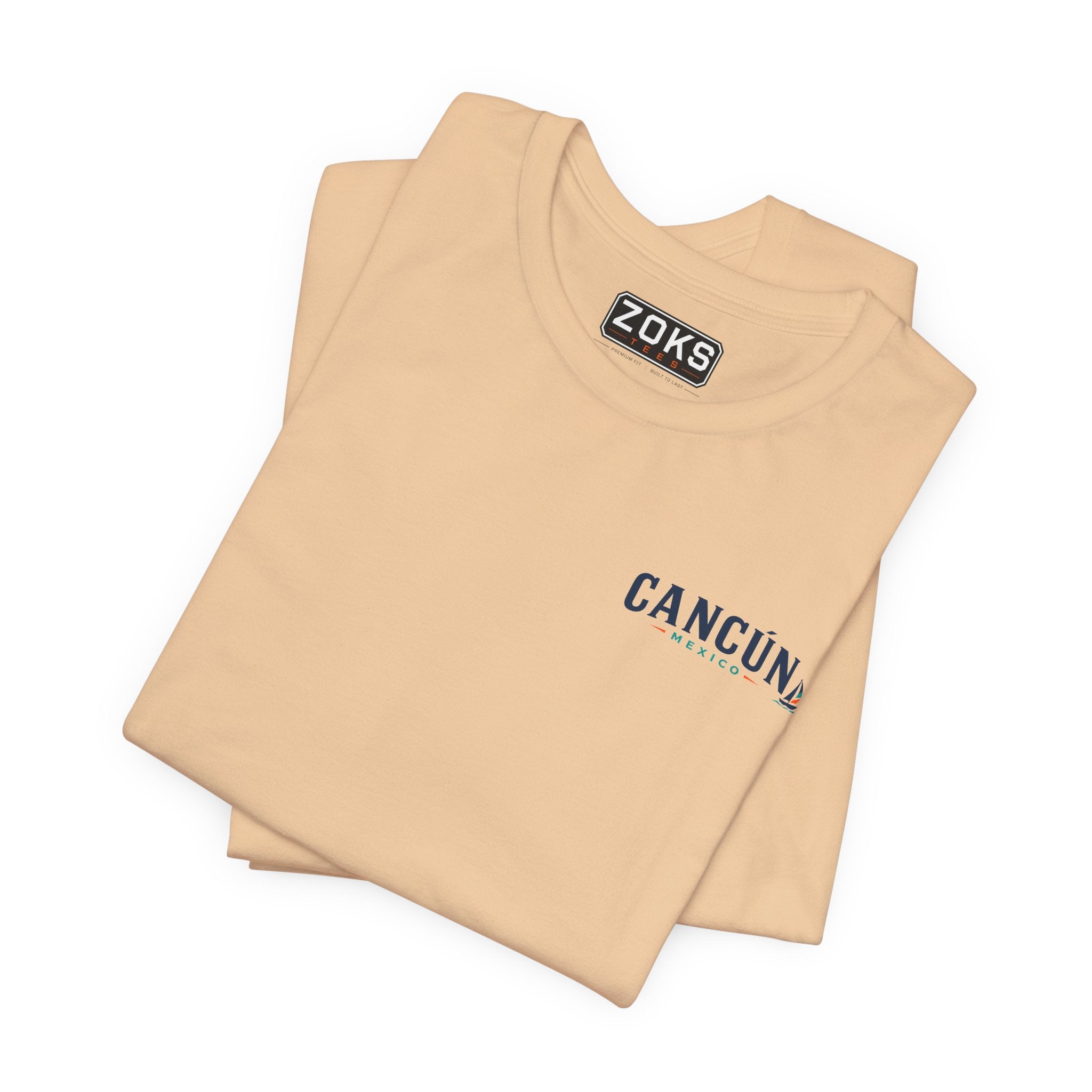 Cancún Mexico Sunset Sail T-Shirt — Beach Vacation Tee