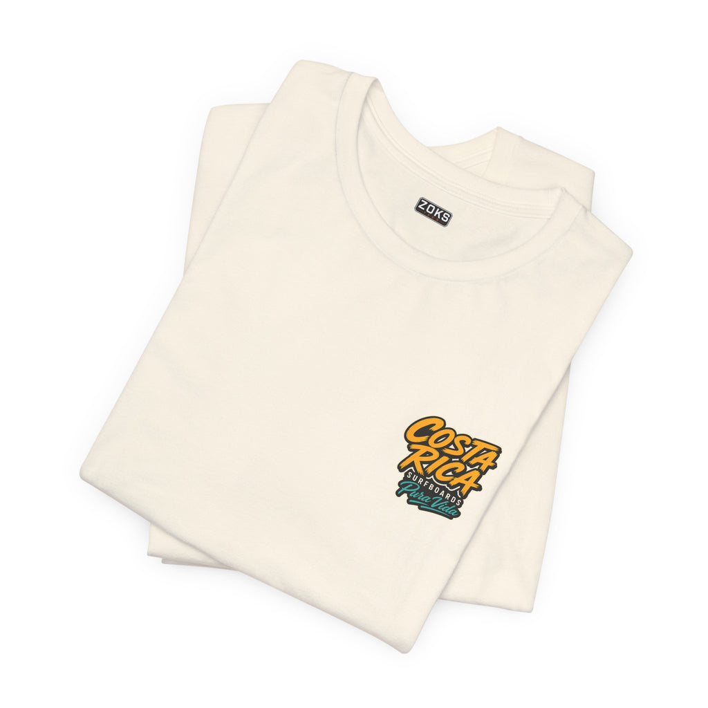 Pura Vida Sloth Beach Costa Rica T-Shirt – Retro Tropical Surf Graphic Tee