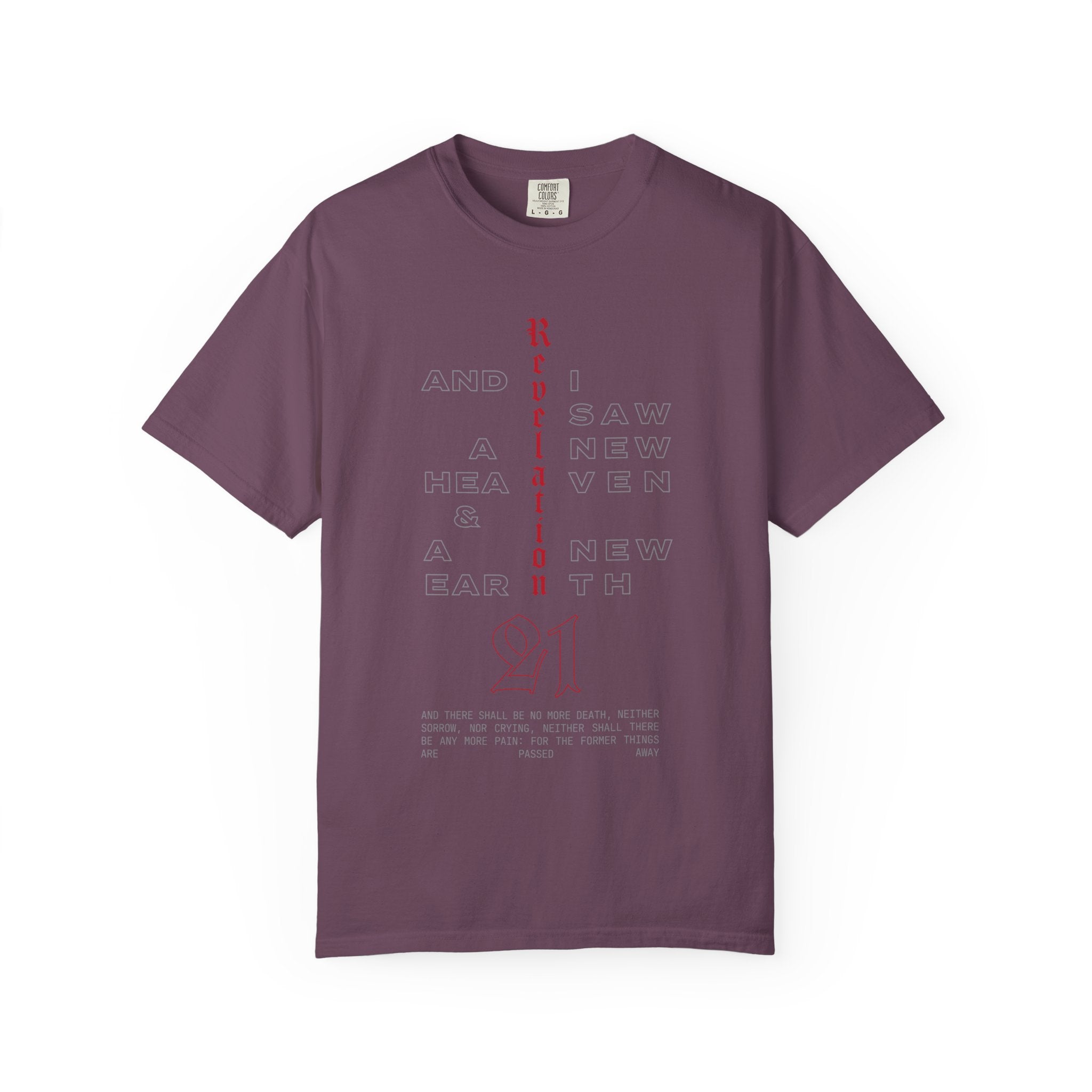 Revelation 21 Scripture Christian T-Shirt — Faith Verse Tee