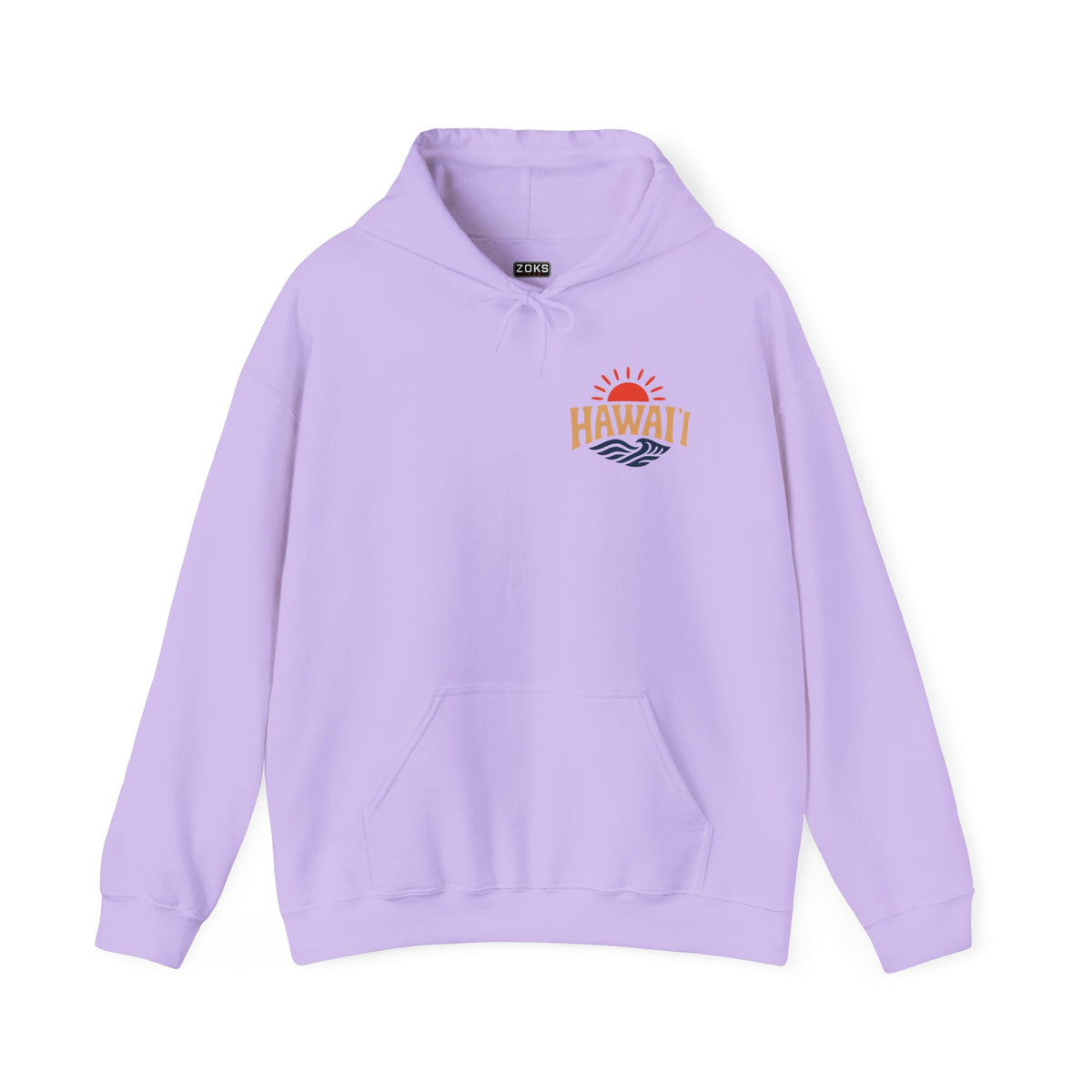 Hawai'i Lava Coast Surf Hoodie | Vintage Wave, Volcano & Palm Tree Graphic Sweatshirt