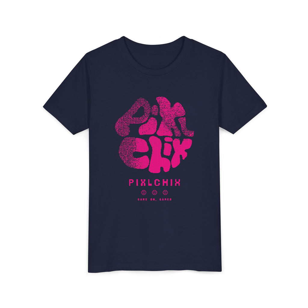 Pixlchix Retro Pink Girl's Youth Tee
