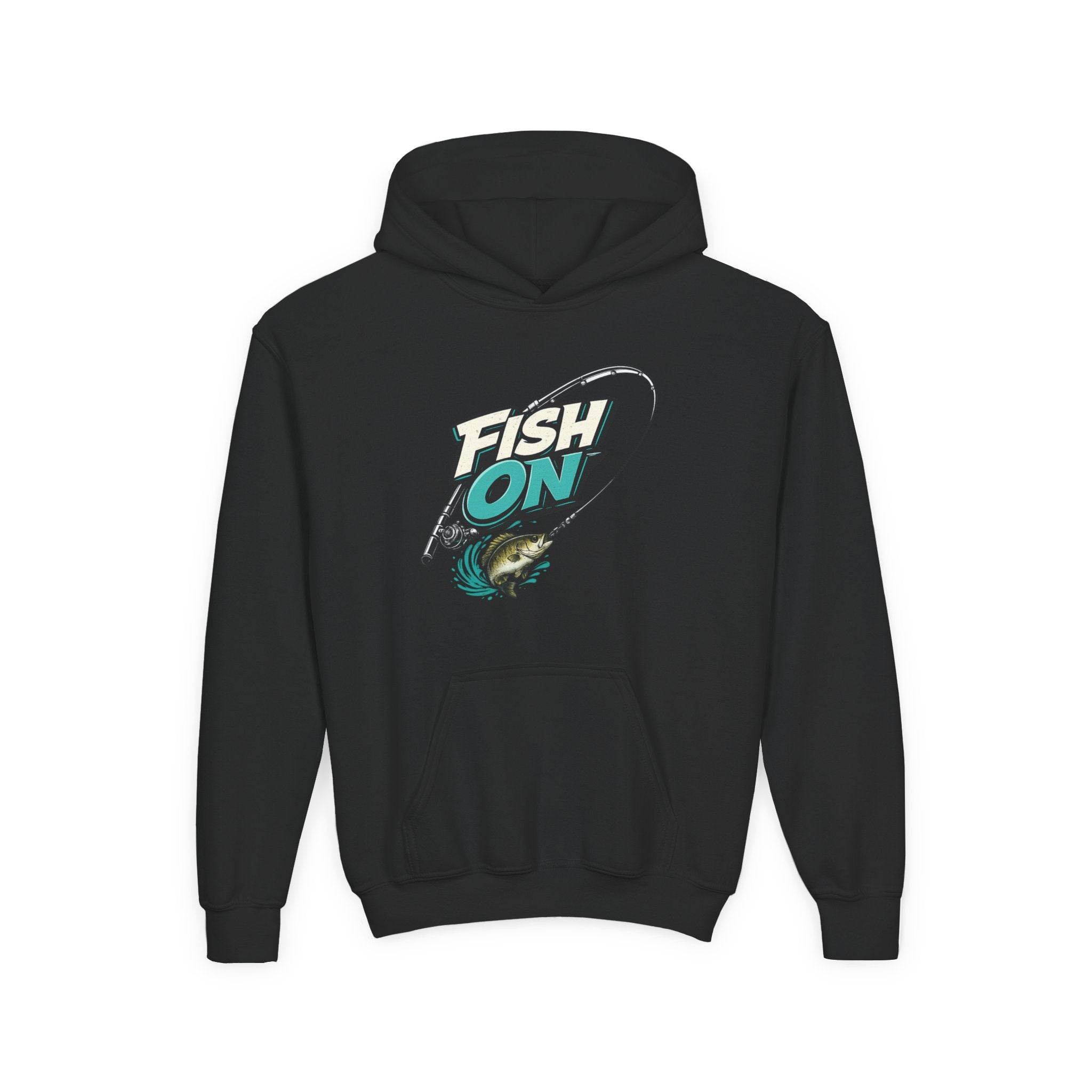 Youth 'Fish On' Bass Fishing Hoodie