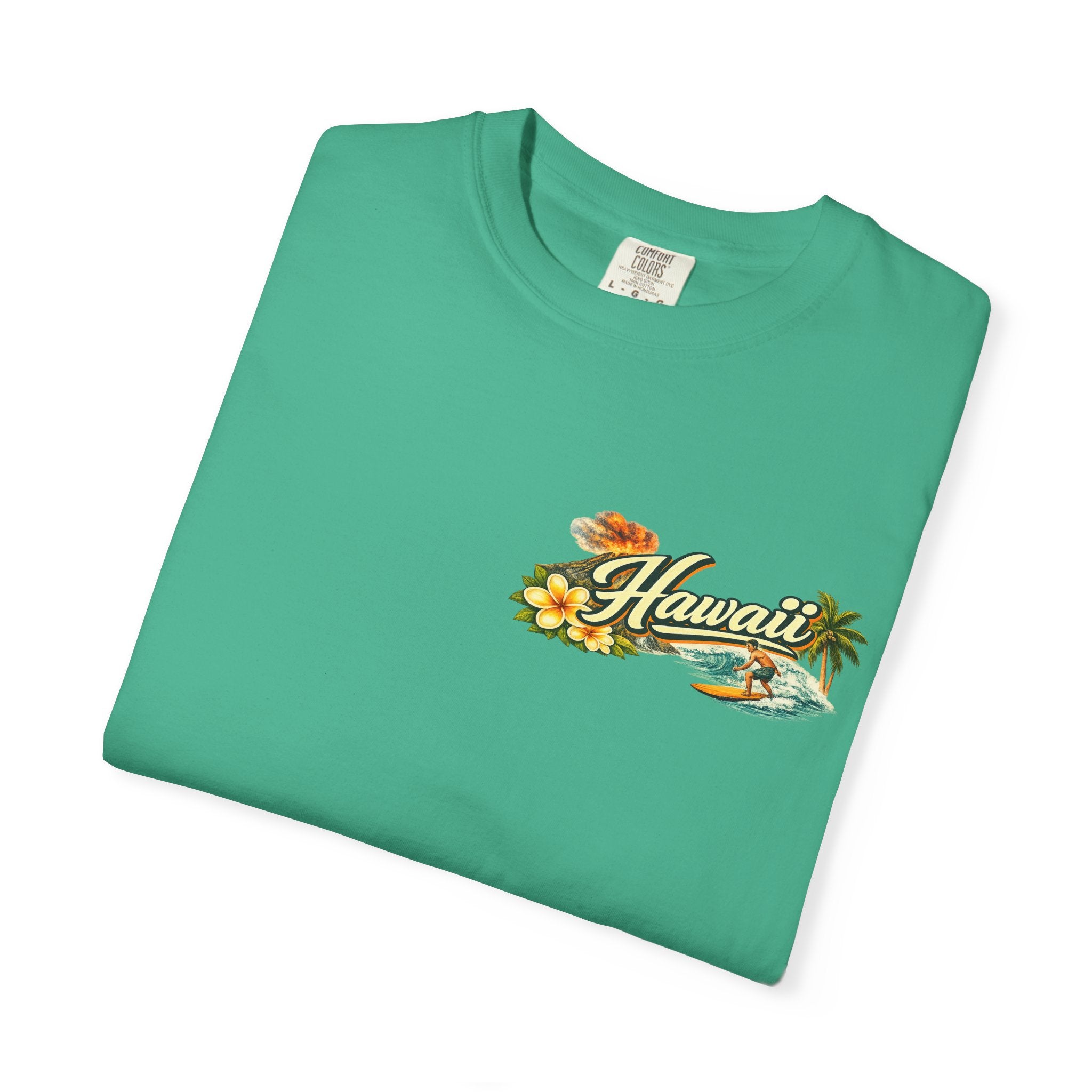 Hawaii Vintage Postcard T-Shirt — Paradise of the Pacific Graphic