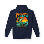 Florida Keys Fishing Hoodie — Key West Key Largo Sunset Marlin Design