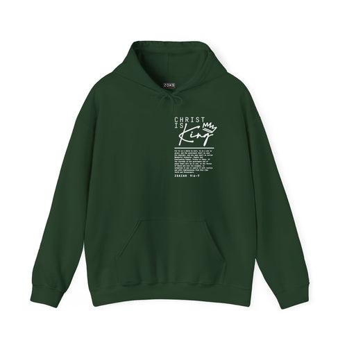 Christ is King Hoodie — Isaiah 9:6-7 Bible Verse Christian Sweatshirt