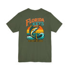 Florida Keys Marlin Sunset T-Shirt — Key West & Key Largo Fishing Tee