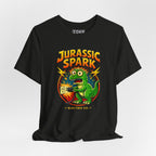 Jurassic Spark T‑Shirt — Retro Electric Dinosaur Graphic Tee