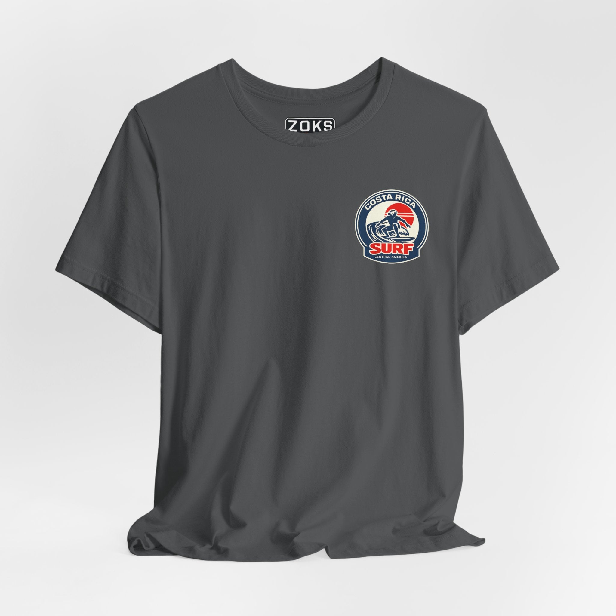 Costa Rica Surf Vintage Graphic Tee — Retro Surfer T-Shirt