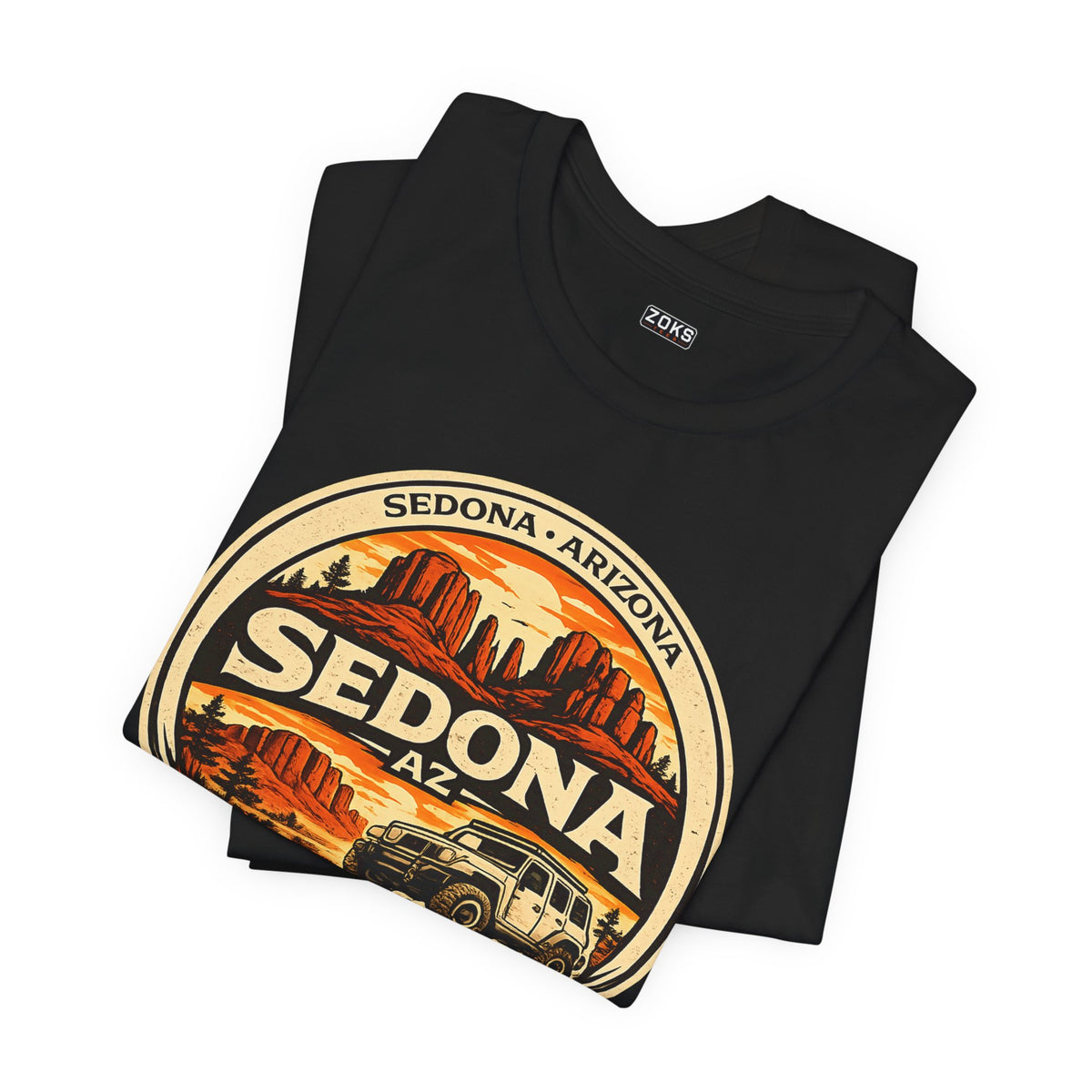 Sedona AZ Vintage Jeep T-Shirt — Red Rock Country Souvenir Tee