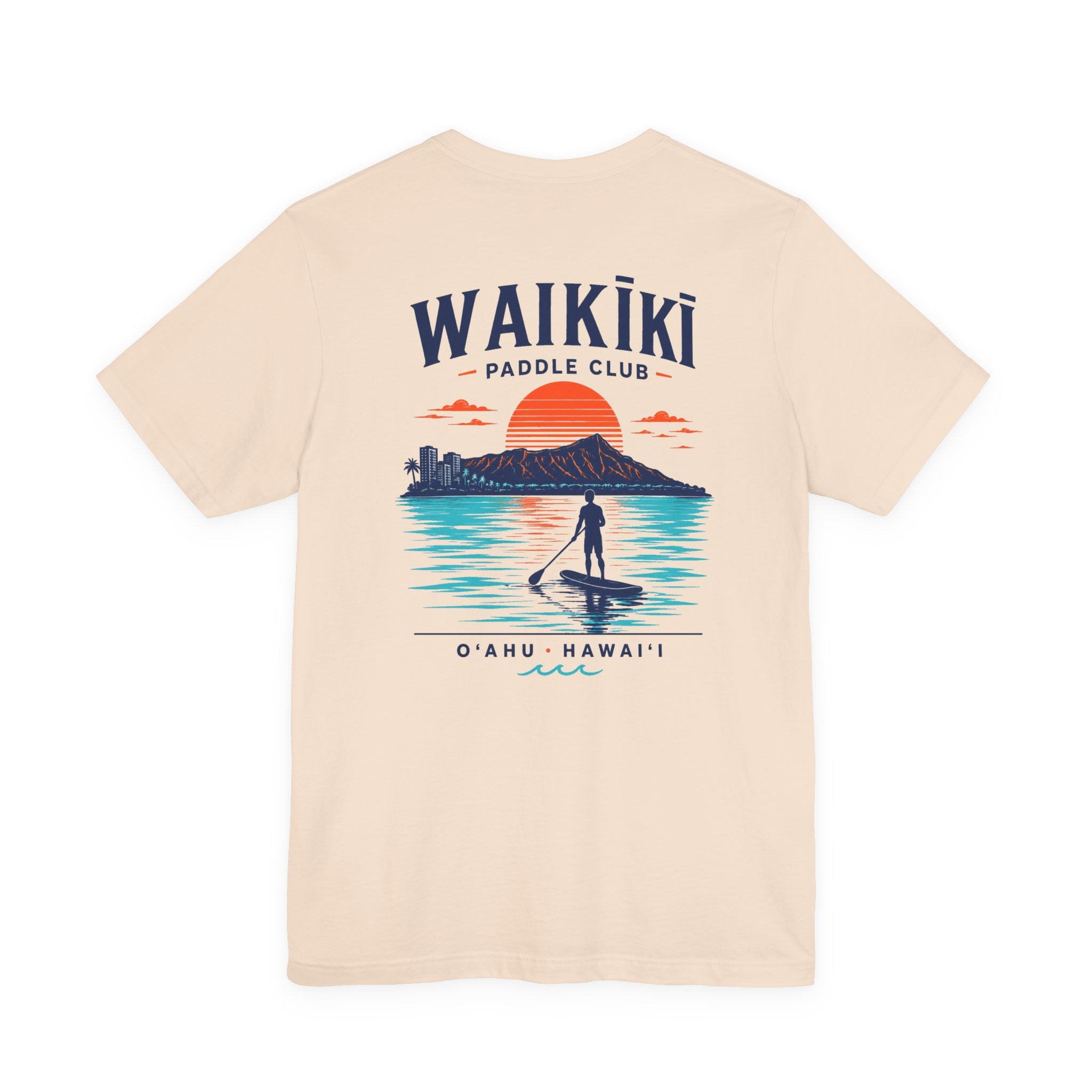 WAIKĪKĪ Paddle Club T-Shirt | Oʻahu Hawaiʻi Surf & Beach Tee
