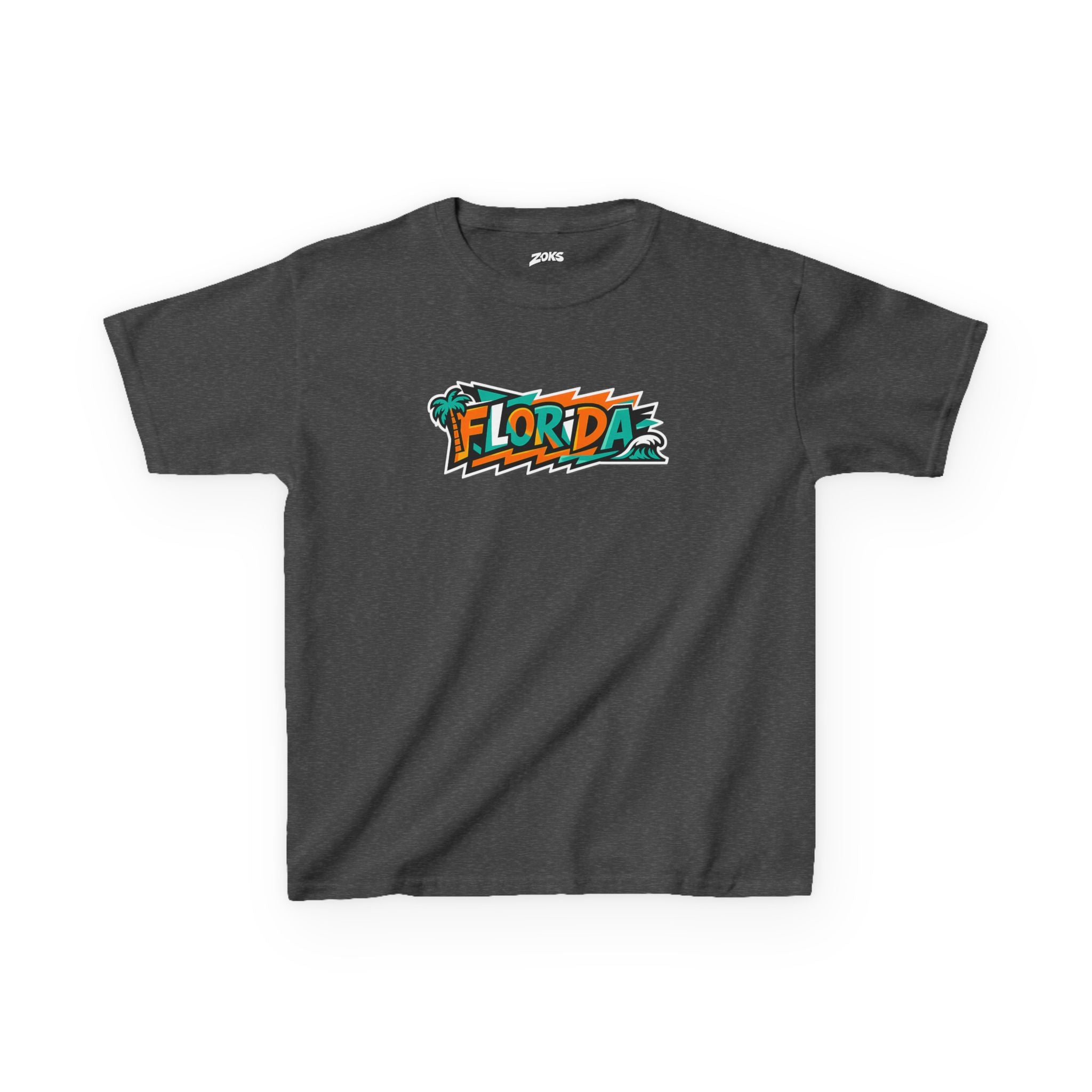 Kids Tropical Beach Surf T-Shirt — Florida Vacation Tee