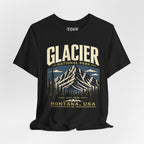 Glacier National Park Vintage Montana Mountain T-Shirt
