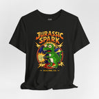 Jurassic Spark T‑Shirt — Retro Electric Dinosaur Graphic Tee