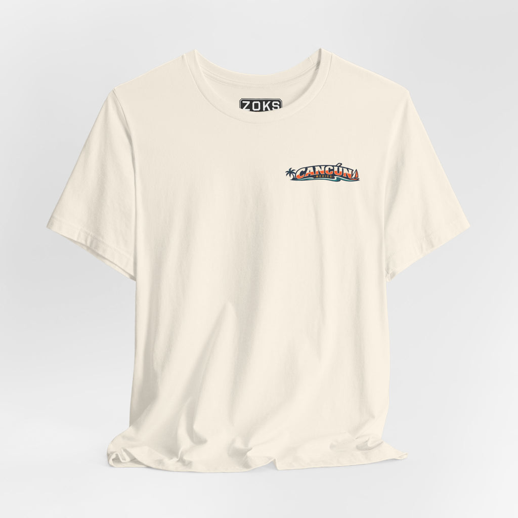 Cancún Sunset Sail Tee — Tropical Beach Vacation T-Shirt