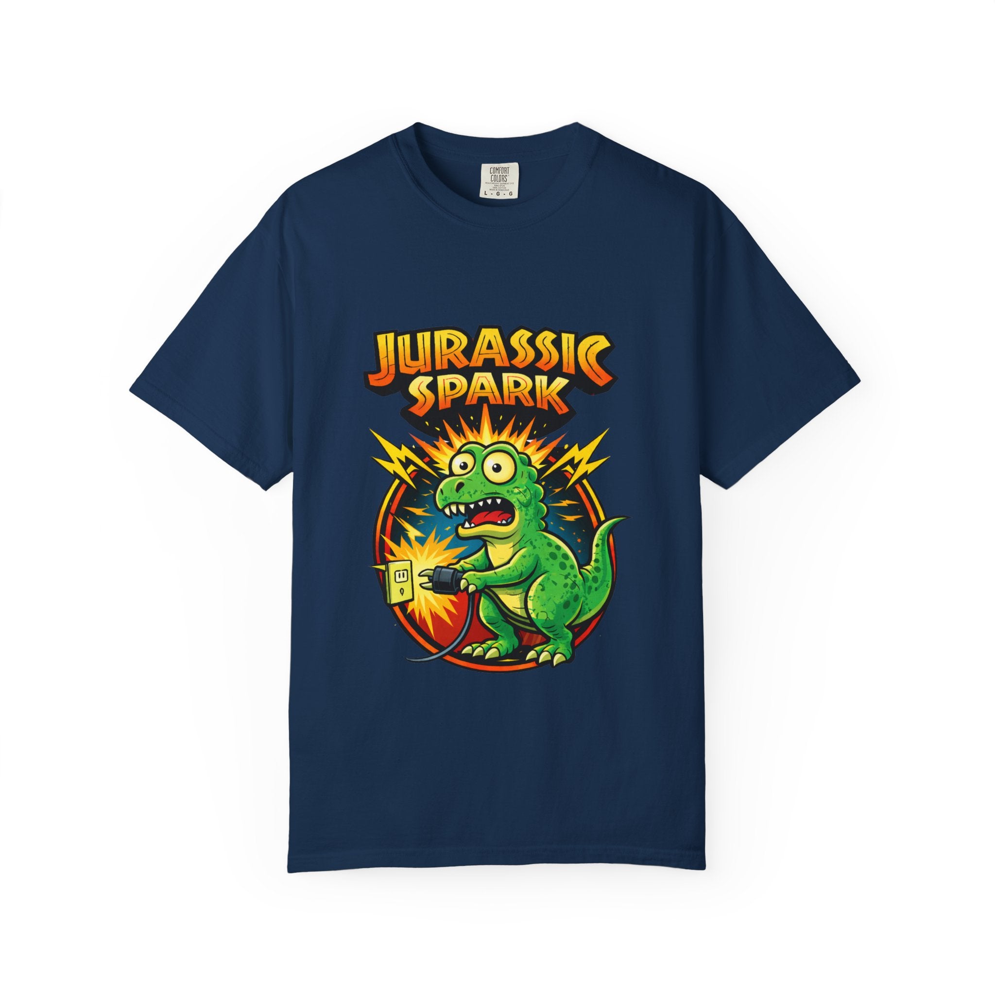 Jurassic Spark Retro Cartoon Dino T-Shirt